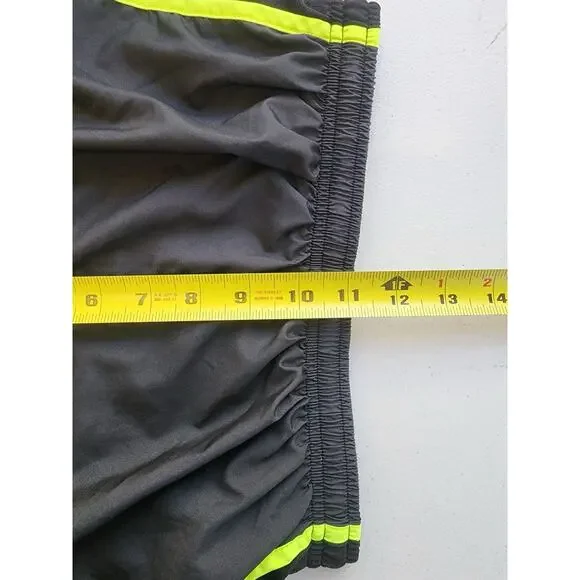 Nike Running Shorts Womens XS Neon Black Run Retro Lined Atheistic Performance - Picture 5 of 8